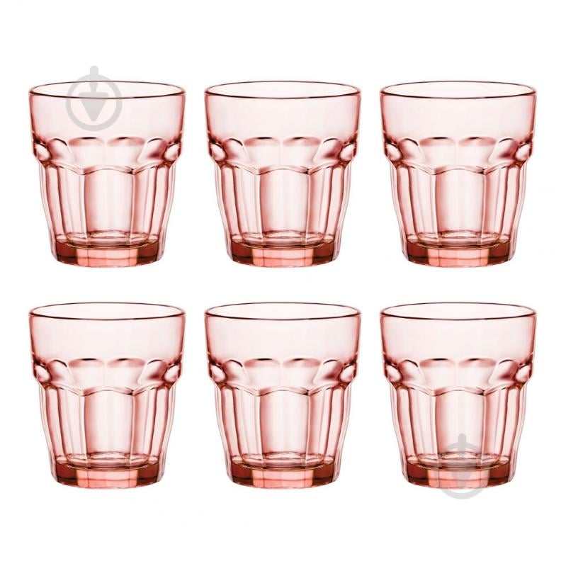 Набір склянок Bormioli Rocco Rock Bar Peach 418950B03321990/6 270 мл 6 шт. - фото 2
