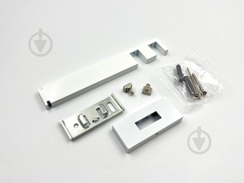 Комплект карниза Quadrum SQUARE двойной 17/350 см зебра с черными крючками - фото 5 Комплект карниза Quadrum SQUARE двойной 17/350 см зебра с черными крючками - фото 5