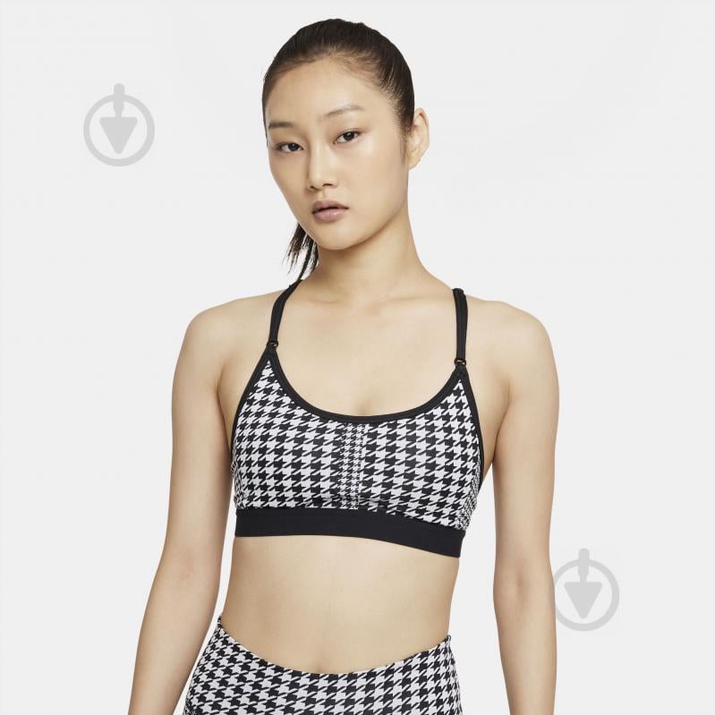 Бра Nike W NK DF INDY ICNCLSH TBACK BRA DD1086-010 р.XL чорний - фото 1