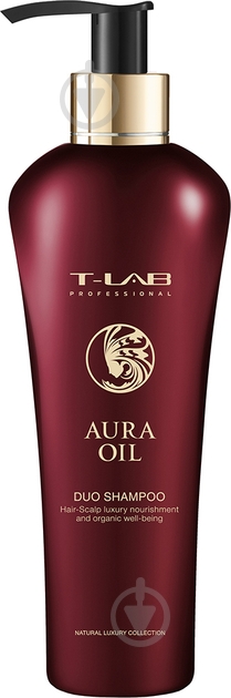 Шампунь T-LAB Professional Aura Oil Duo для розкішної м'якості та натуральної краси волосся 300 мл - фото 1 Шампунь T-LAB Professional Aura Oil Duo для розкішної м'якості та натуральної краси волосся 300 мл - фото 1