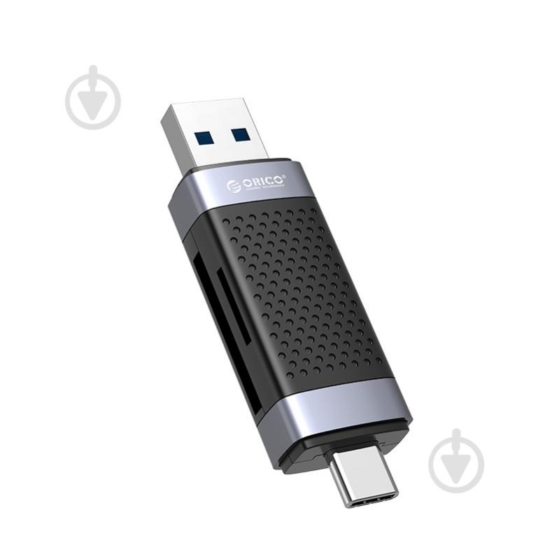 Адаптер Orico Кард-ридер TF+SD Dual Port USB2.0 black (CA913763) - фото 1