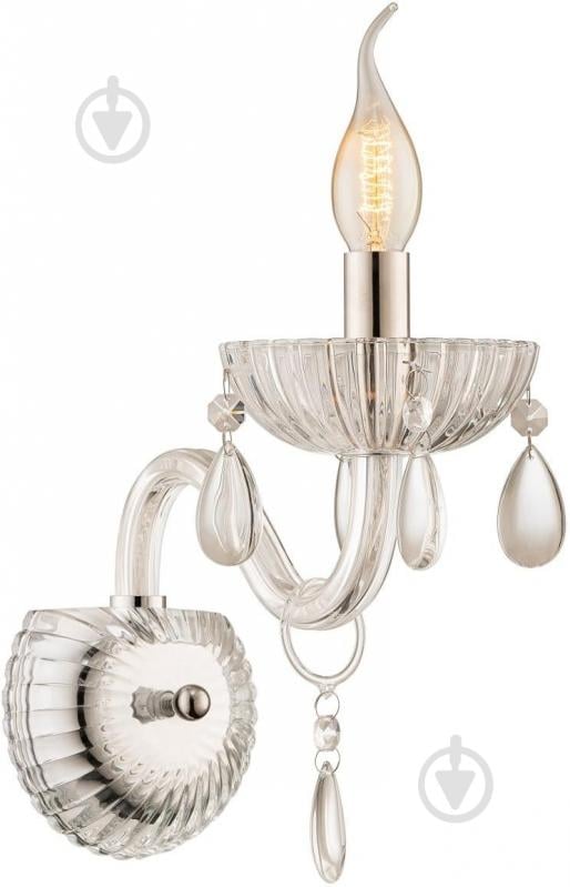 Світильник настінний Sensio CASSIOPEIA 40 Вт E14 прозорий/хром ALG-SL-98405-01 - фото 2