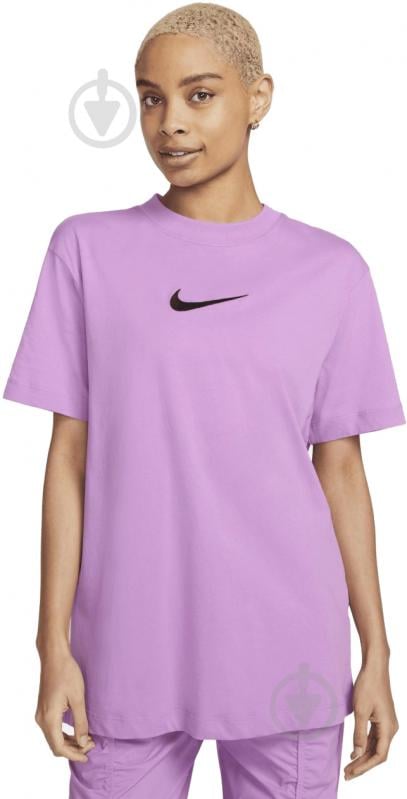 Футболка Nike W NSW TEE BF MS FD1129-532 р.L фиолетовый - фото 1