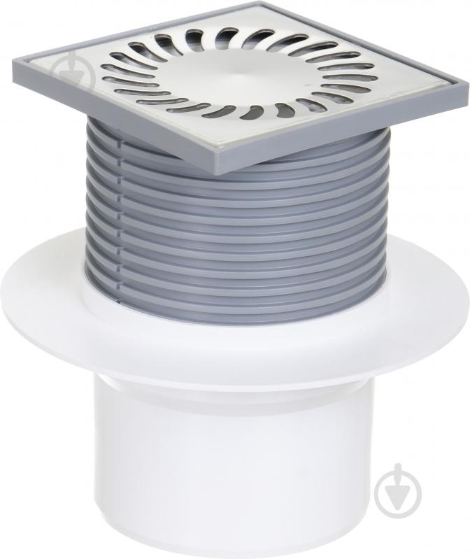 Душевой трап MCH DN110 h 117-187 мм 421L - фото 1