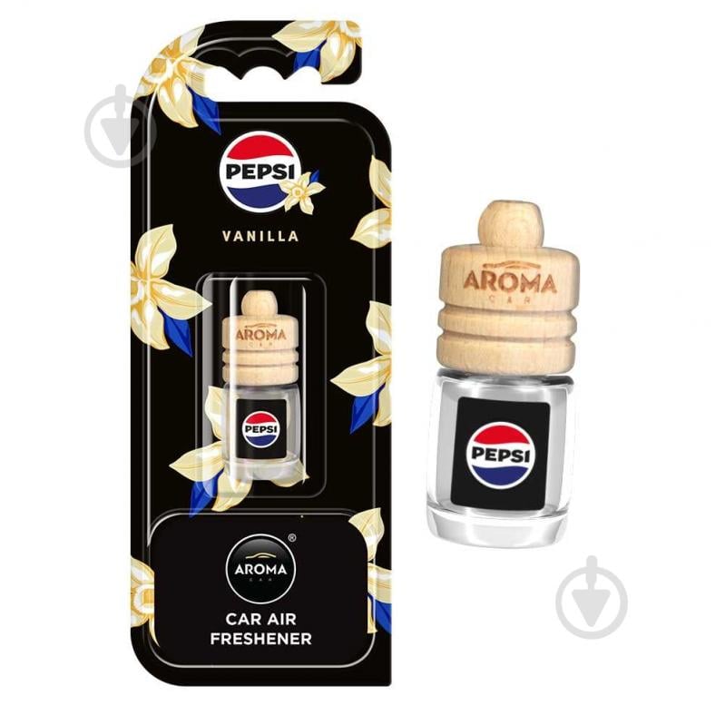 Ароматизатор подвесной Pepsi WOOD Ваниль 4,5 мл - фото 1