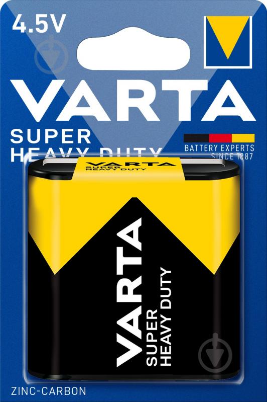 Батарейка Varta SUPERLIFE P BLI 3R12 1 шт. (2012101411) - фото 1