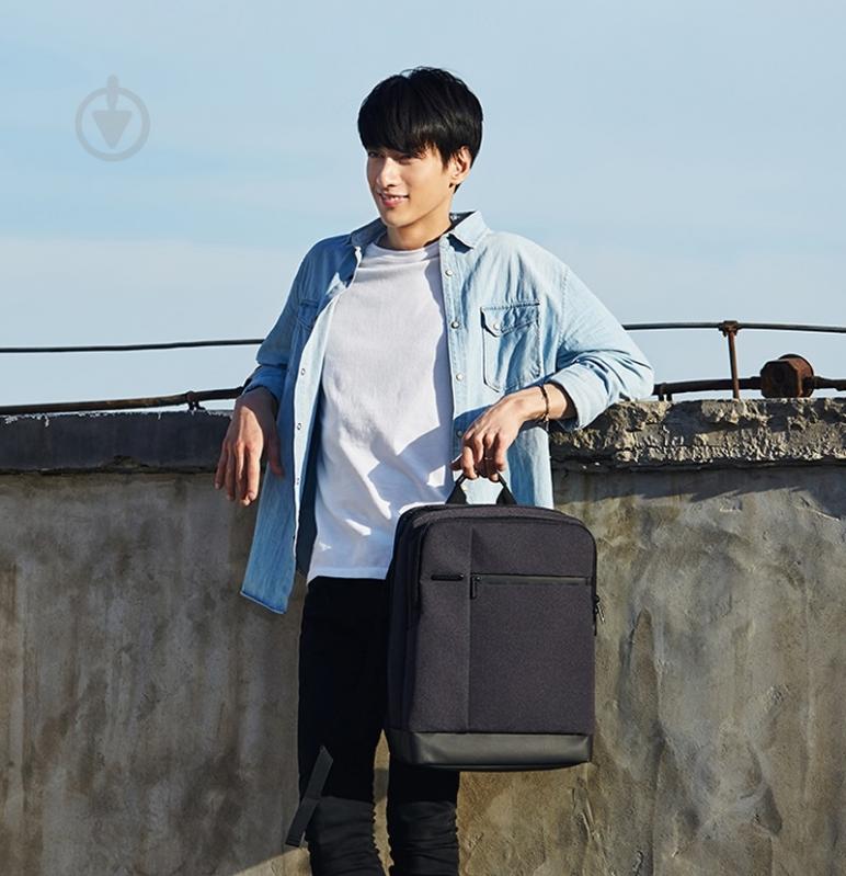 Рюкзак Xiaomi Runmi 90 Points Classic Business Backpack Dark Grey - фото 10