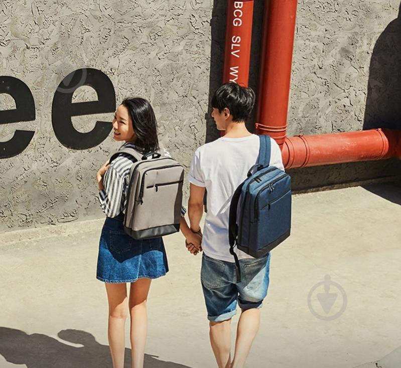 Рюкзак Xiaomi Runmi 90 Points Classic Business Backpack Dark Grey - фото 11