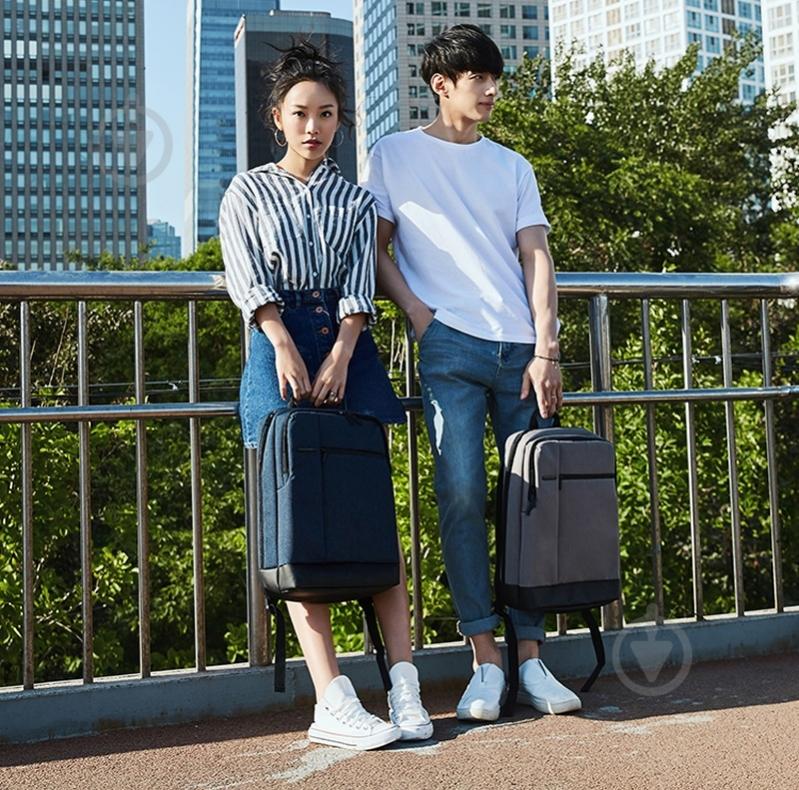 Рюкзак Xiaomi Runmi 90 Points Classic Business Backpack Dark Grey - фото 12