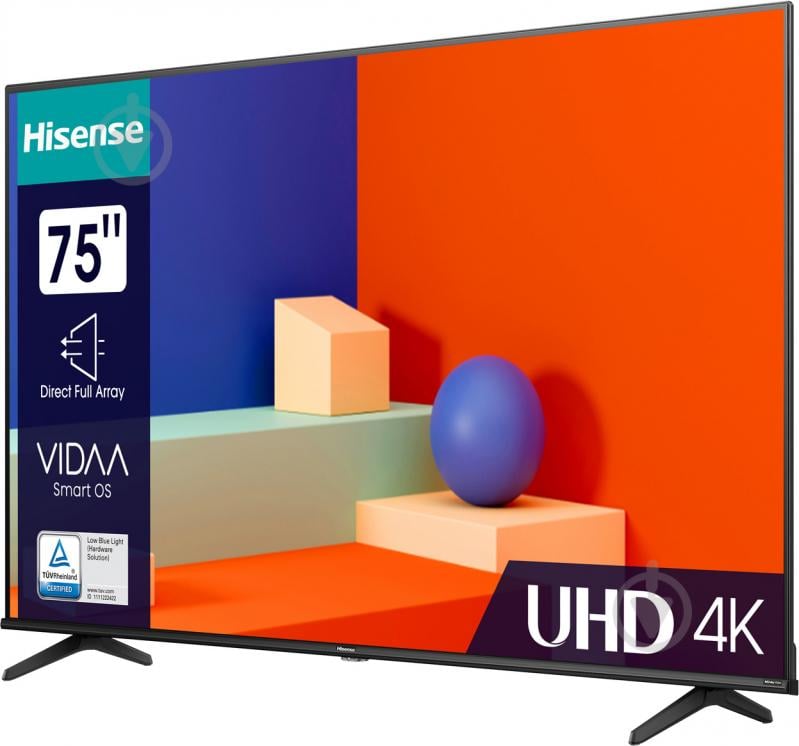 Телевізор Hisense 75A6K - фото 4