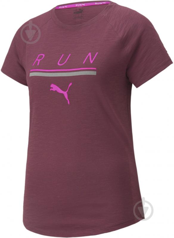 Футболка Puma RUN 5K LOGO SS TEE W 52138812 р.L червоний - фото 4