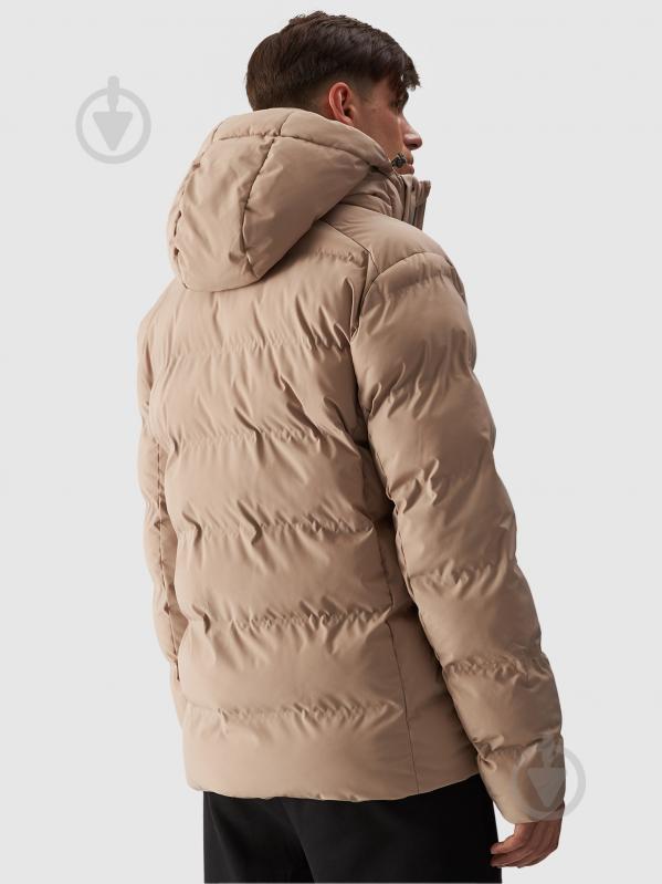 Пуховик мужской зимний 4F DOWN JACKET M512 4FWAW24TDJAM512-83S р.L бежевый - фото 2