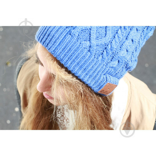 Шапка з Bluetooth-гарнітурою Archos Music Beany blue (502808) - фото 4