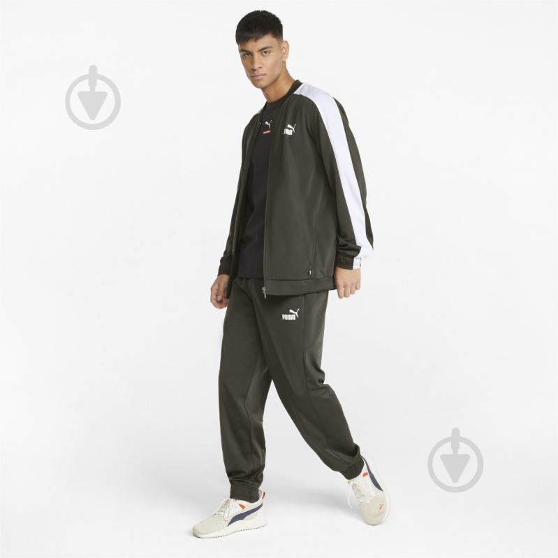 Спортивный костюм Puma Baseball Tricot Suit 58584370 р. XL зеленый - фото 3