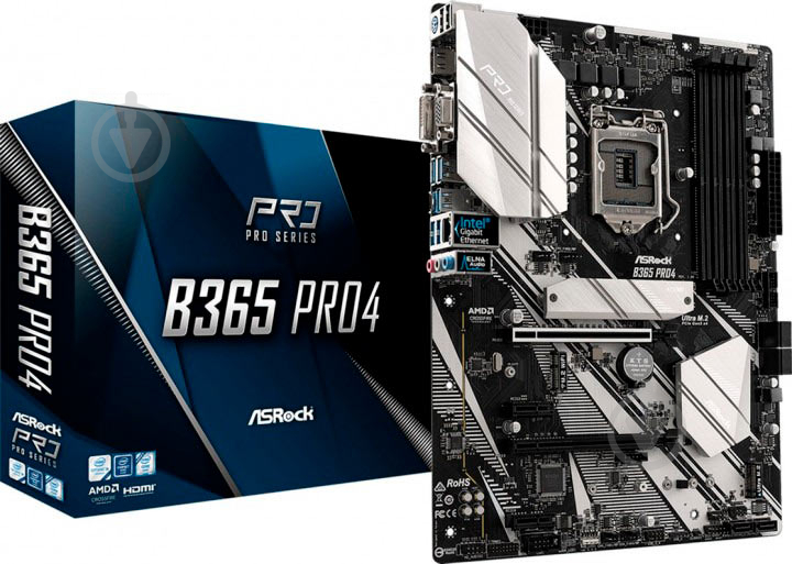 Материнская плата ASRock B365 PRO4 (Socket 1151, Intel B365, ATX) - фото 5