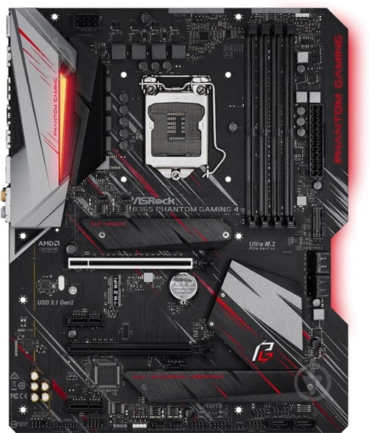 Материнська плата ASRock B365 Phantom Gaming 4 (Socket 1151, Intel B365, ATX) - фото 1 Материнська плата ASRock B365 Phantom Gaming 4 (Socket 1151, Intel B365, ATX) - фото 1