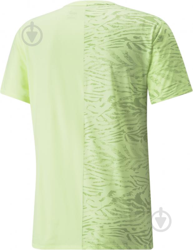 Футболка Puma RUN Graphic SS Tee M 52140237 р.M жовтий - фото 5