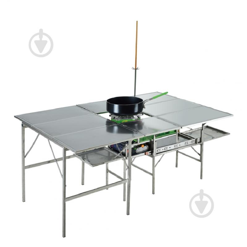 Набір посуду BRS ø448 мм 839 мм Кемпінгова портативна кухня із столом BRS-96 - фото 3