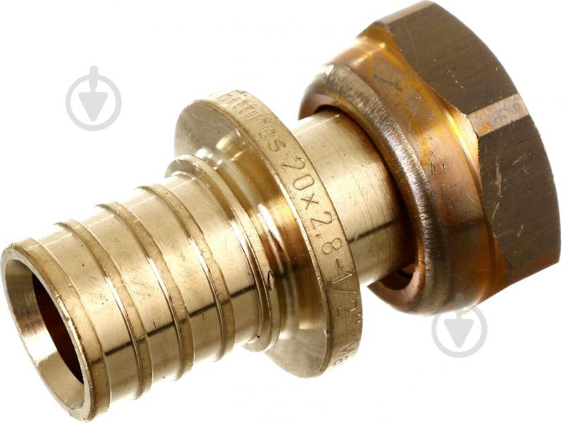 Соединение резьбовое General Fittings с накидной гайкой O20 x 1/2" ВР 3400C7H042028A - фото 2