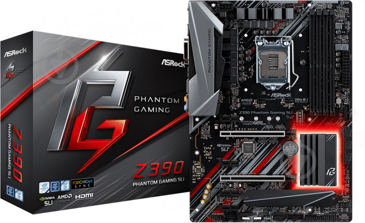 Материнская плата ASRock Z390 PHANTOM GAMING SLI (Socket 1151, Intel Z390, ATX) - фото 5