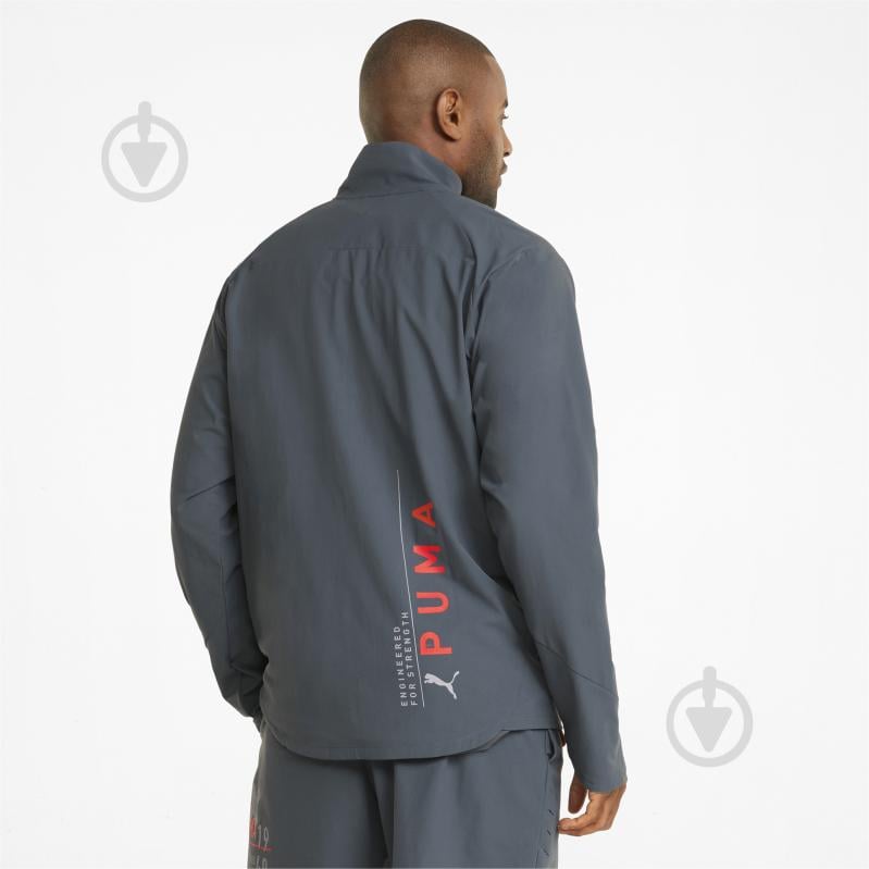 Вітрівка чоловіча демісезонна Puma TRAIN ULTRAWEAVE JACKET 52152542 р.S сіра - фото 2