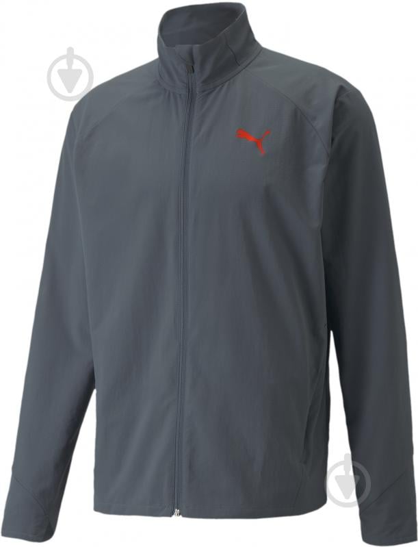 Вітрівка чоловіча демісезонна Puma TRAIN ULTRAWEAVE JACKET 52152542 р.S сіра - фото 4