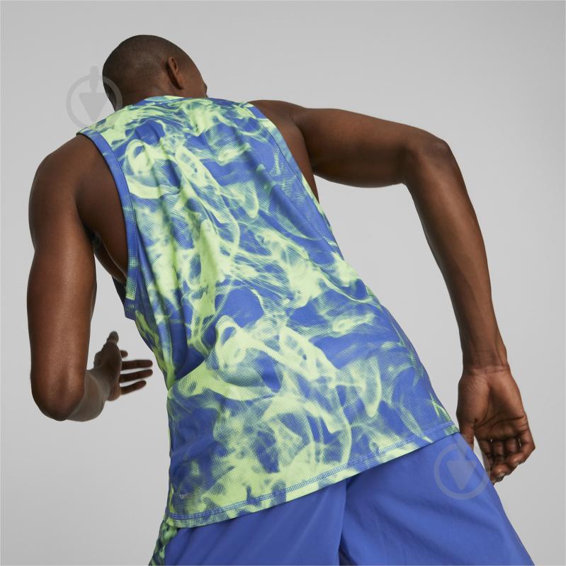 Майка Puma RUN FAVORITE AOP SINGLET M 52314892 р.XL блакитний - фото 4