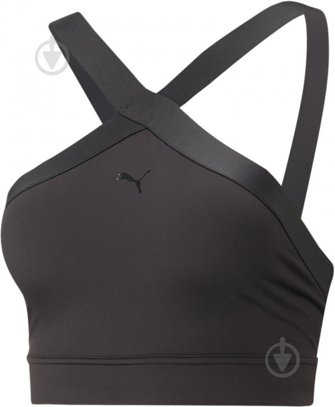 Бра Puma FLAWLESS SCULPT MID-IMPACT LONGLINE BRA 52314001 р.L черный - фото 1