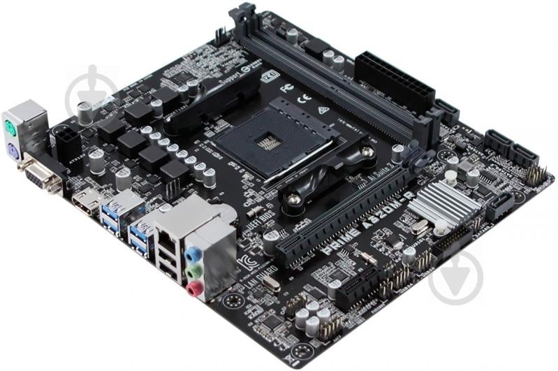 Материнська плата Asus PRIME A320M-R-SI (Socket AM4, AMD A320, mirco ATX) - фото 3