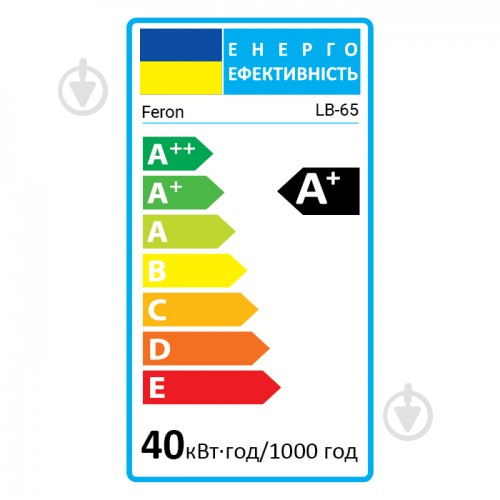 Лампа светодиодная Feron LB-65 40 Вт T120 матовая E40/E27 220 В 6400 К - фото 2