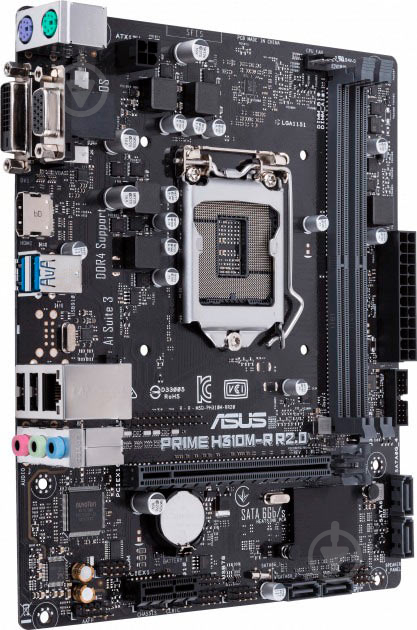 Материнская плата Asus PRIME H310M-A R2.0 (Socket 1151, Intel H310, mirco ATX) - фото 3