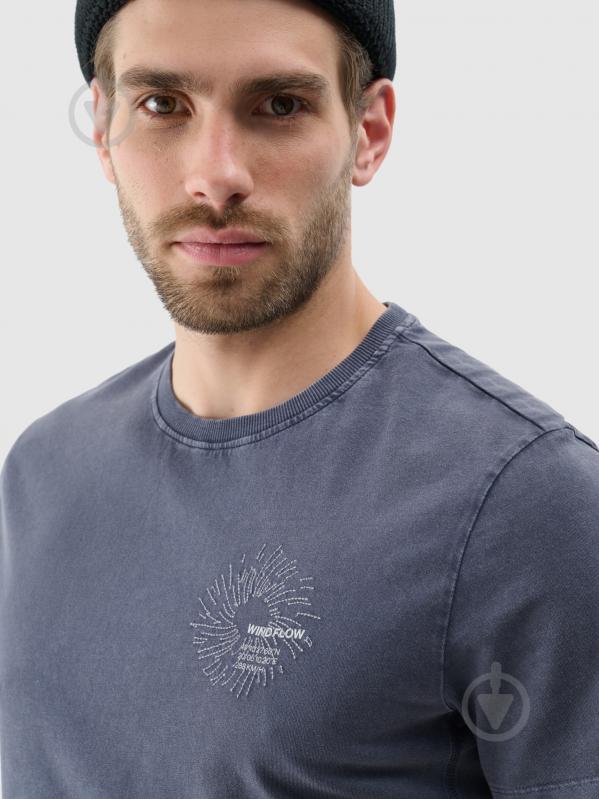 Футболка 4F TSHIRT M1981 4FWSS25TTSHM1981-22S р.M синій - фото 2