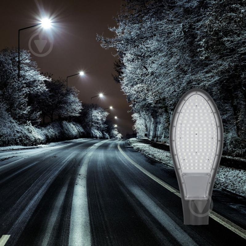 Світильник консольний LightMaster LED 50 Вт чорно-сірий AL607 50W - фото 3