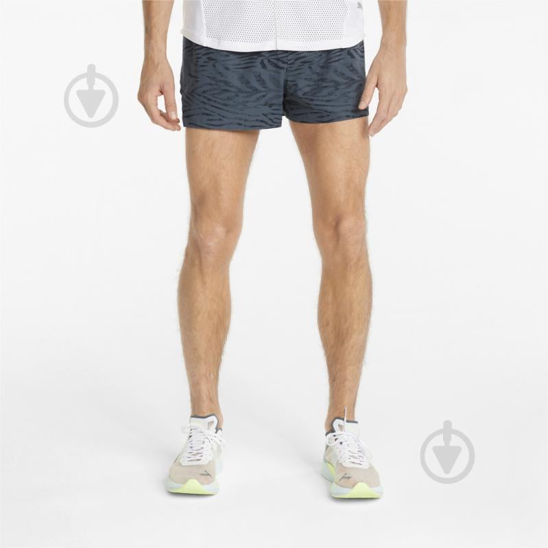 Шорты Puma RUN Ultraweave S 3' Short 52167142 р. S серый - фото 1