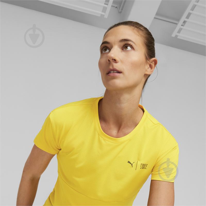 Футболка Puma W FIRST MILE COMMERCIAL TEE 52320541 р.S жовтий - фото 5