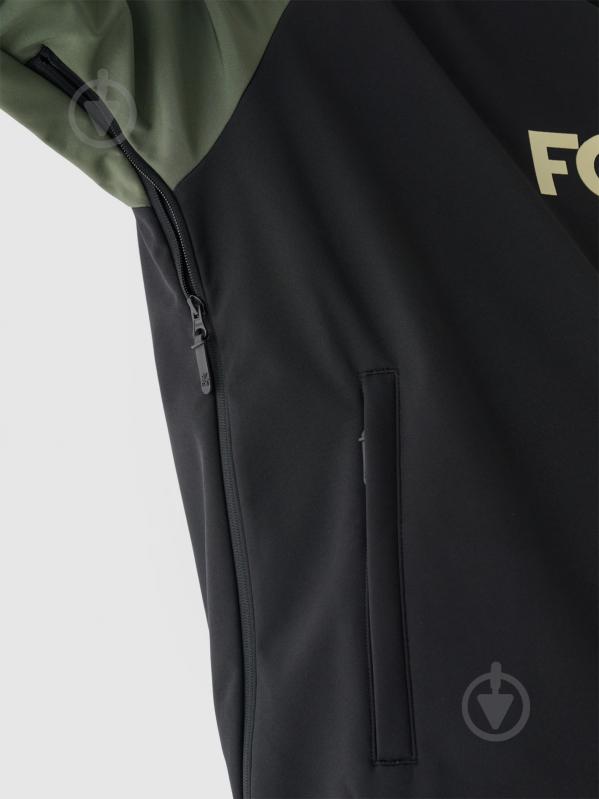 Куртка 4F SOFTSHELL JACKET M255 4FWAW24TSOFM255-20S р.L чорний - фото 10