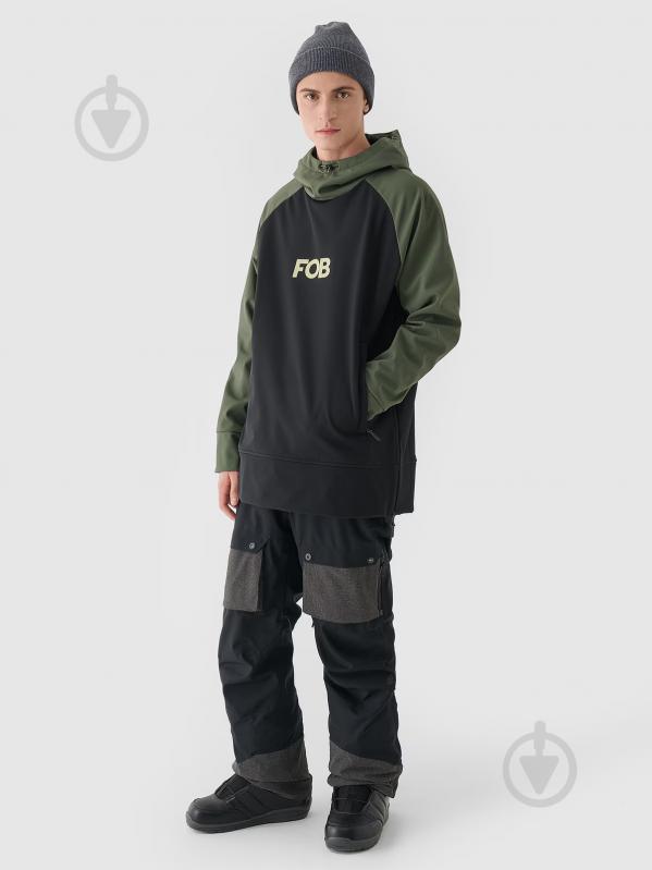 Куртка 4F SOFTSHELL JACKET M255 4FWAW24TSOFM255-20S р.L чорний - фото 2