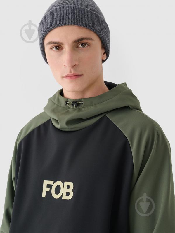 Куртка 4F SOFTSHELL JACKET M255 4FWAW24TSOFM255-20S р.L чорний - фото 5