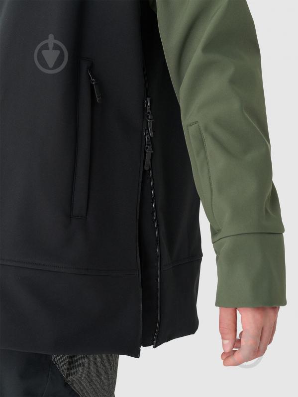 Куртка 4F SOFTSHELL JACKET M255 4FWAW24TSOFM255-20S р.L чорний - фото 8