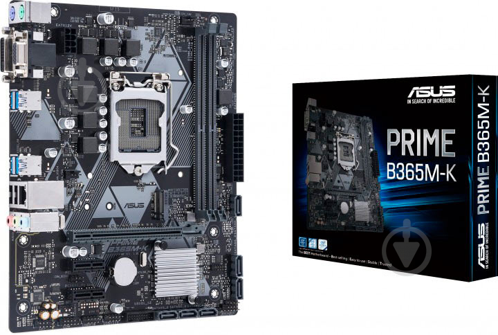 Материнська плата Asus PRIME B365M-K (Socket 1151, Intel B365, mirco ATX) - фото 4