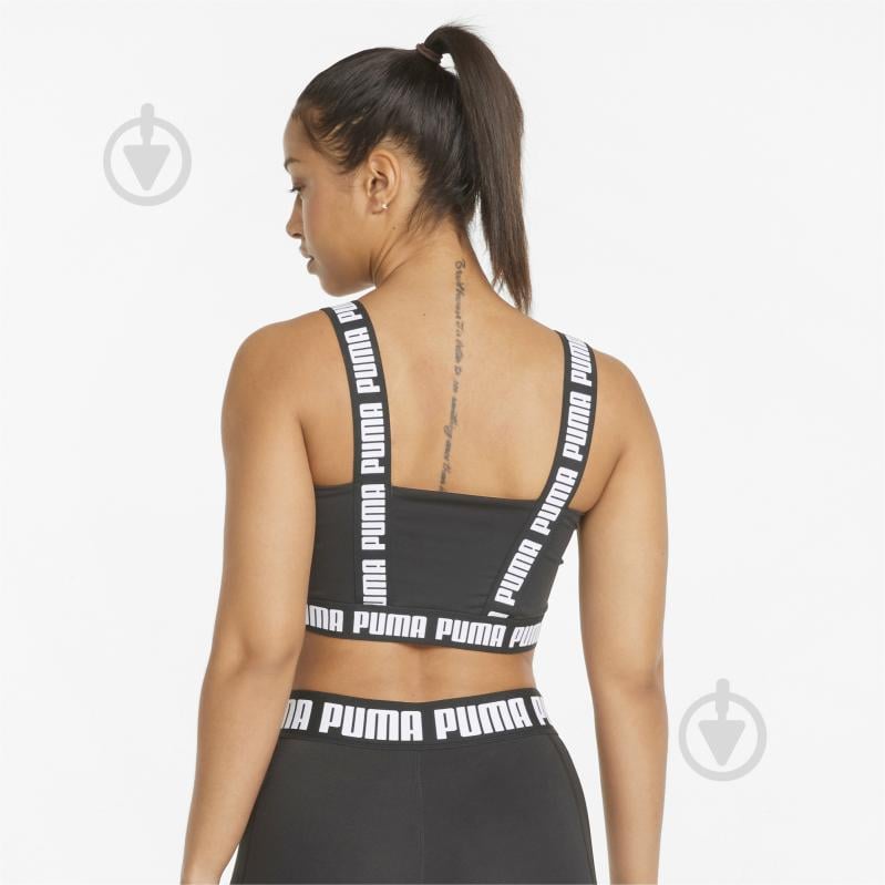 Бра Puma Strong Crop Top 52180501 р.XS черный - фото 2