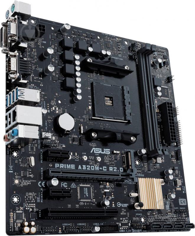 Материнська плата Asus PRIME A320M-C R2.0 (Socket AM4, AMD A320, mirco ATX) - фото 4