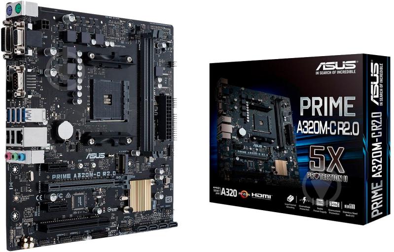 Материнська плата Asus PRIME A320M-C R2.0 (Socket AM4, AMD A320, mirco ATX) - фото 6