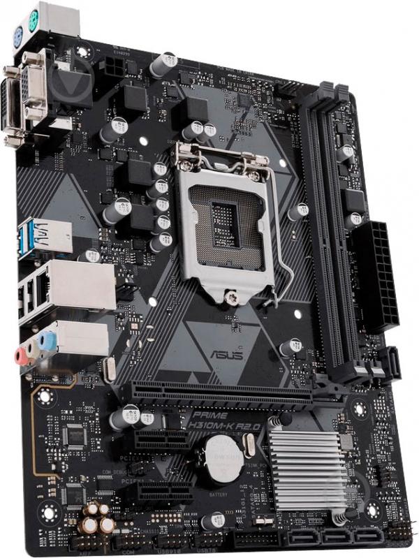 Материнская плата Asus PRIME H310M-K R2.0 (Socket 1151, Intel H310, mirco ATX) - фото 3