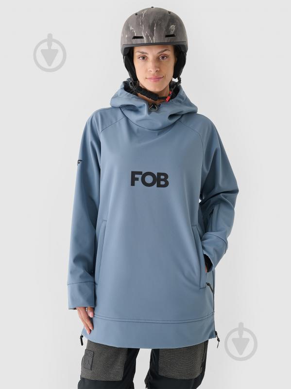 Куртка 4F SOFTSHELL JACKET F289 4FWAW24TSOFF289-32S р.S синий - фото 1
