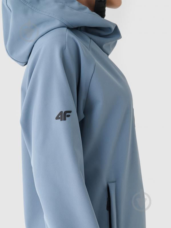 Куртка 4F SOFTSHELL JACKET F289 4FWAW24TSOFF289-32S р.S синий - фото 10