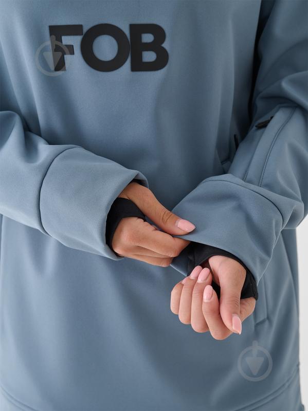 Куртка 4F SOFTSHELL JACKET F289 4FWAW24TSOFF289-32S р.S синий - фото 11