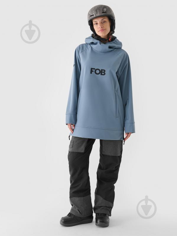 Куртка 4F SOFTSHELL JACKET F289 4FWAW24TSOFF289-32S р.S синий - фото 2