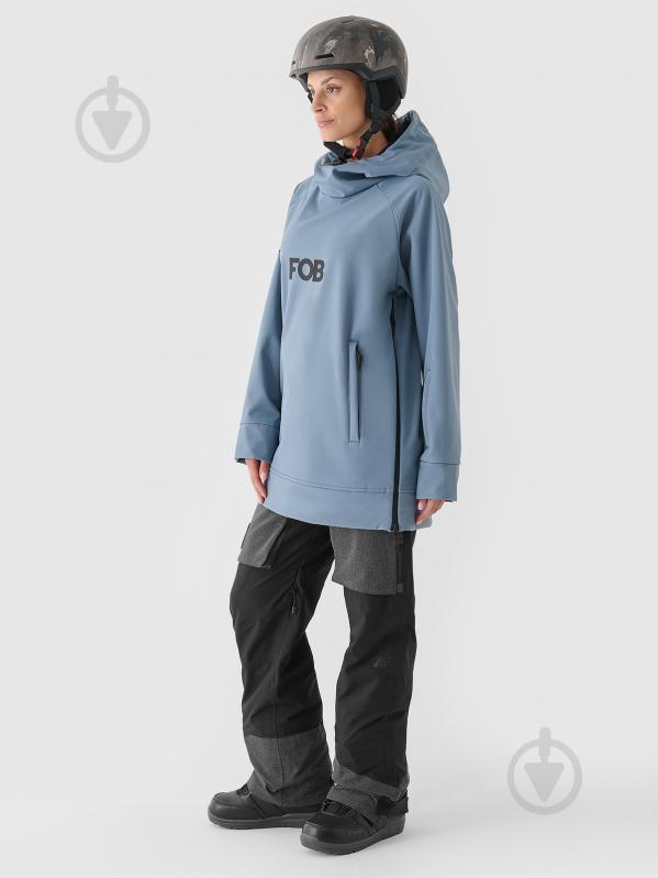 Куртка 4F SOFTSHELL JACKET F289 4FWAW24TSOFF289-32S р.S синий - фото 3