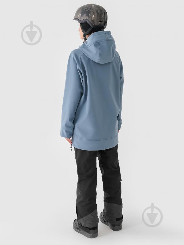 Куртка 4F SOFTSHELL JACKET F289 4FWAW24TSOFF289-32S р.S синий - фото 4